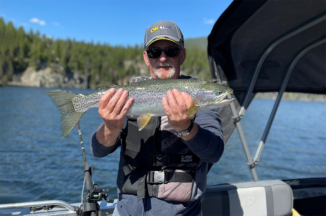 man with fish